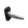 Creature Cocks The Gargoyle Rock Hard Silicone Dildo - Silver/Black